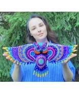 Handmade Clay Owl Wall Art: Unique Acrylic Painted Decor - $4,692.75 MXN