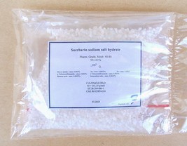 400g. Saccharin sodium salt hydrate - 99% Pharm. grade granulated - $39.40
