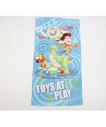 Vintage 90s Disney Pixar Toy Story Movie Spell Out Terry Cloth Beach Bat... - $34.60