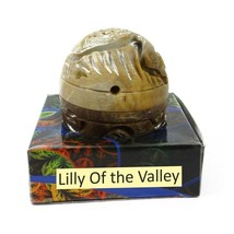 Lily of the Valley Solid Perfume in Large Hand Carved Stone Jar 8gm  - £7.12 GBP