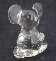 Koala Bear Figurine Art Glass Blown Bullicante Controlled Bubbles Paperweight - £11.67 GBP