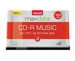 Maxell CD-R Music Spindle, Audio only, Blank Media, 50-pack(625156) - £45.60 GBP