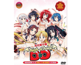 DVD Anime Uncut High School DXD Season 1-4 Series (1-49 End) + 4 OVA English Dub - £29.71 GBP