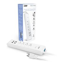 Feit Electric Smart Power Strip, 4 Outlets + 4 USB Ports, Voice Control ... - $38.46 CAD+