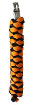 10' ft Horse Halter Lead Rope Heavy Duty 3/4 Dia Panic Snap Orange Black... - $15.83