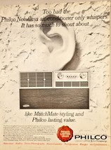 PHILCO AIR CONDITIONER - Air Conditioner Whispers - 1964 Vintage Print Ad - $16.07 CAD