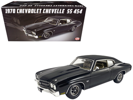 1970 Chevrolet Chevelle SS 454 Tuxedo Black with Gold Interior Limited Edition t - $159.95