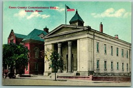 Essex Co Commissioners Building Salem Massachusetts MA UNP DB Postcard F10 - $2.48