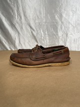 Timberland men classic boat shoes 2 eye loafer brown size 8 - £23.62 GBP