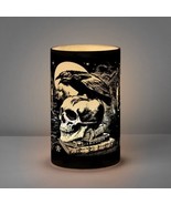 Alchemy Gothic LED6 Poe’s Raven Lantern The Vault Vanity Battery LED Candle - £20.99 GBP