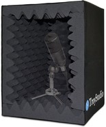 Troystudio Portable Vocal Booth, Large Foldable Microphone Isolation Shi... - £31.50 GBP