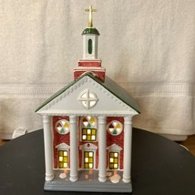 Dept 56 Colonial Church Snow Village Lighted Christmas Building - 1989 - £39.56 GBP