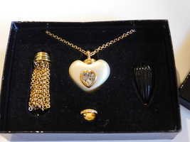 Joan Rivers Changeable Necklace Set Long 29&quot; Gold Tone Chain Vintage Signed  - £70.76 GBP