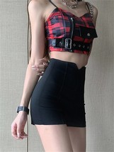 Hoip Jeeky High Waist  Shorts Women Korean  Wild Black Slim Casual Hot Fitness W - £92.76 GBP