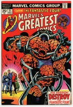 Marvel’s Greatest Comics 51 Fantastic Four VFNM 9.0 Marvel 1974 Bronze Age  - $29.69