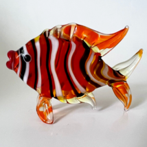 New Colors! Murano Glass, Handcrafted Unique Lovely Fish Figurine, Size 2 - £22.34 GBP