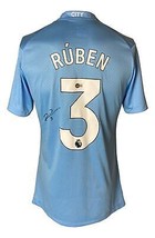 Ruben Dias Autografato Manchester City FC Puma Calcio XL Maglia Bas - £210.63 GBP