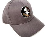 National Cap Florida State FSU MVP Mascot Seminoles Logo Dark Grey Curve... - $23.47