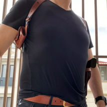Fits Uberti Cattlemen 1873 40/44 5.5”BBL Leather Shoulder Holster #1846# image 4