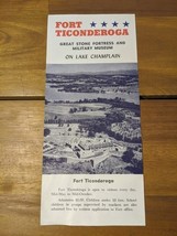 Fort Ticonderoga Great Stone Fortress Military Museum Lake Champlain Bro... - $428.61 MXN