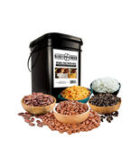 Beans & Rice Trio Large Bucket Bulk 100 Servings 30 Year Emergency Food Storage - $1,621.67 MXN