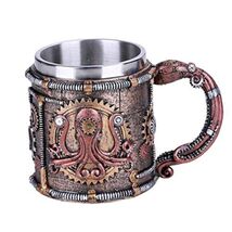 Steampunk Kraken Geared Octopus Coffee Mug New - $38.98