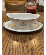 VINTAGE NORITAKE CHINA CREST GRAVY BOAT - $19.96 CAD