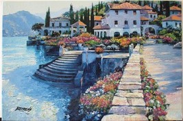 Howard Behrens &quot;Stairway to Carlotta&quot; Steps to Sea very embell List $3750 HS#COA - £1,973.85 GBP