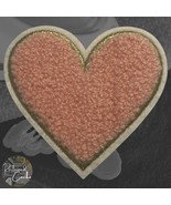 Heart in Light Pink Iron On Patch Applique Embellishment - $74.88 MXN