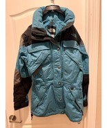 Vtg The North Face Extreme Gear Snowboard Jacket Coat Teal/Black Womens ... - $84.15