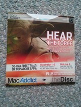 025 VTG Hear the Force Mac Addict Yoda Cover August 2002 CD-ROM Star Wars - £16.06 GBP