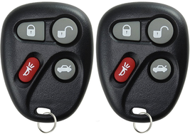 2X GM 2001-2007 4 Button Remote Keyless Fob K0BLEAR1XT TOP Quality USA Seller - £10.99 GBP