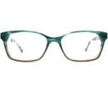 Vera Bradley Eyeglasses Frames Grace Rio Brown Green Rectangular 53-15-135 - £44.01 GBP