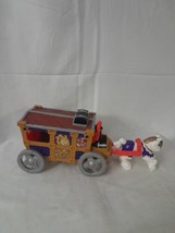 vtg toy Fisher-Price Royal Coach 1999 horse works with Magic castle + crossbow - £24.88 GBP