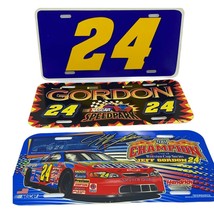 Jeff Gordon 24 NASCAR License Plates for Display Set of 3 - $14.40