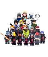 20pcs Akatsuki Pain Itachi Madara Uchiha Kakashi Obito Naruto MOC Minifi... - $39.49