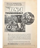 1967 BSA Thunderbolt Motorcycle - &quot;POWERFUL COMPANION&quot; Vintage Print Ad!! - £8.23 GBP