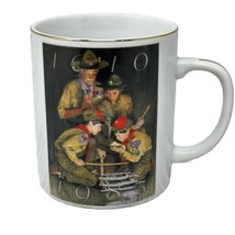 Boy Scouts Of America 75th Anniversary Collectible Coffee Mug 1985 Made in Japan - £12.35 GBP
