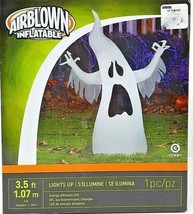 Gemmy Inflatable Halloween Airblown Ghost 3.1/2 Ft Lighted IOB - £30.07 GBP