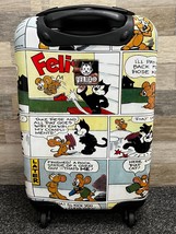 Felix the Cat &quot;Comic Book&#39;d&quot; 22&quot; Carry-on Suitcase Luggage by Visionair - £60.87 GBP
