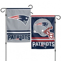 New England Patriots Flag 12x18 Garden Style 2 Sided - $810.09 MXN