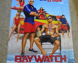 Baywatch - Movie Poster with Dwane Johnson and Zac Efron - $20.00