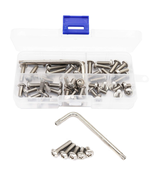 25Pcs M8 Button Head Torx Tamper Proof Screws Kit, 304 SS, T40 Wrench - $442.76 MXN