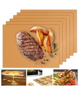 Copper Grill Mats for Outdoor Grill  Set of 6 Heavy Duty Grill Mats  Non... - $14.88