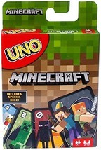 Minecraft Uno Card Game - Official Hasbro Edition for Kids &amp; Families - $30.99