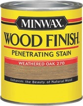 NEW MINWAX 22760 WEATHERED OAK INTERIOR OIL BASED WOOD FINISH STAIN - £20.32 GBP