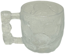 1993 McDonald's Flintstones Frosted Glass Mug Set - TreeMendous & RocDonalds image 2