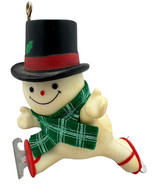 VTG 70s Hallmark Ice Skating Snowman Ornament Tree Trimmer Collection Ch... - £11.92 GBP