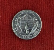 2015 Homestead Nebraska US Quarter Circulated - $1.49
