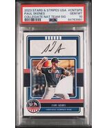 2023 Panini USA Stars and Stripes Paul Skenes Jersey Auto PSA 10 Rare GE... - $699.99
